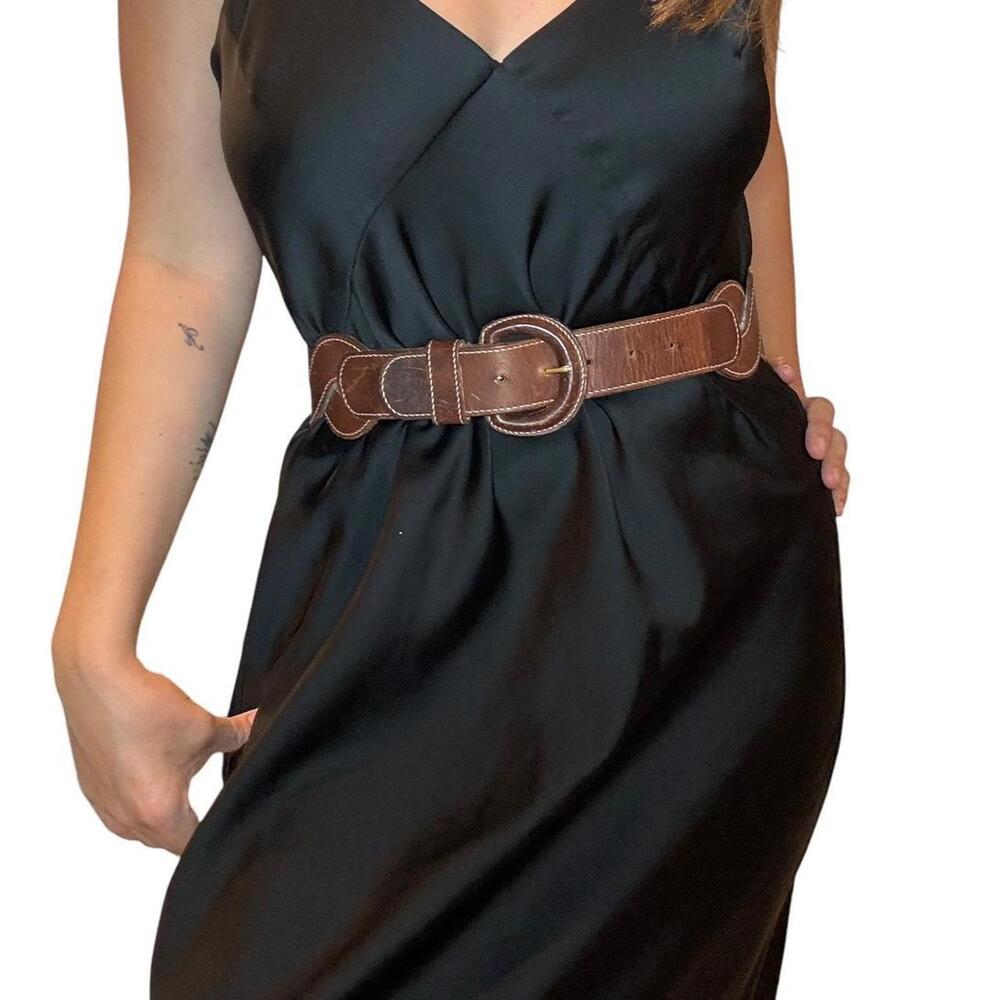 Vintage Express Small Leather Brown Belt